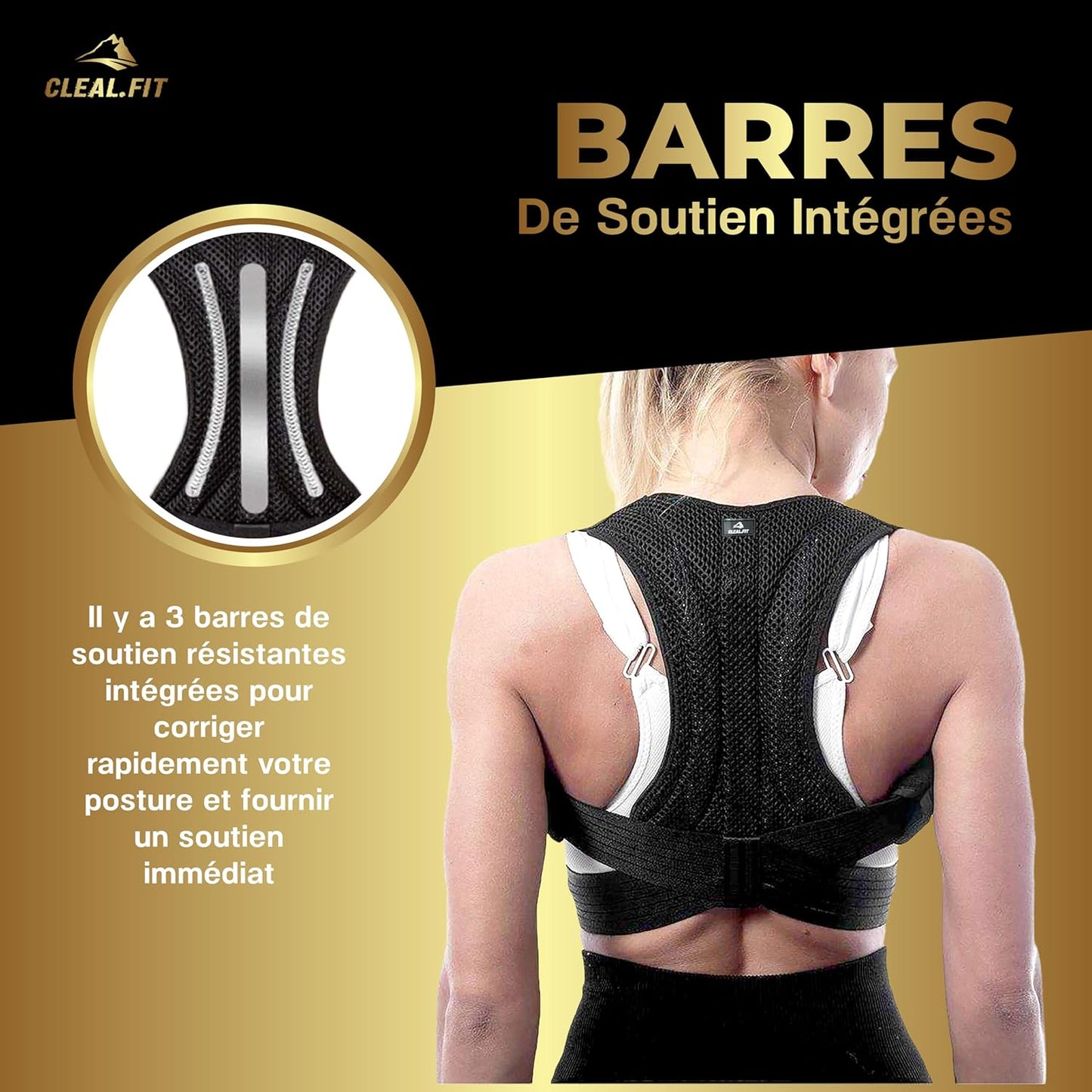 Correcteur de posture orthopedique
