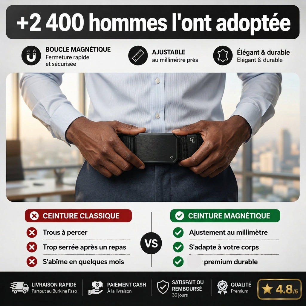 Fini les ceintures trop serrées ou trop lâches