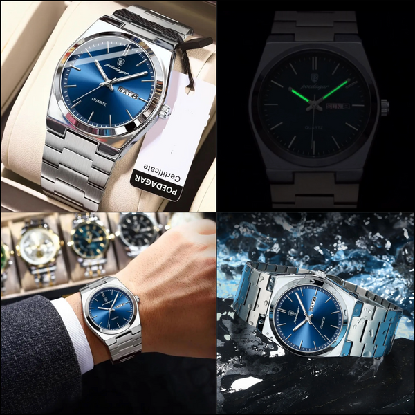 Montre en Acier Inoxydable Étanche – Élégance et Performance Réunies