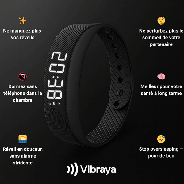 Bracelet Réveil Silencieux — Ne rate plus jamais ton alarme