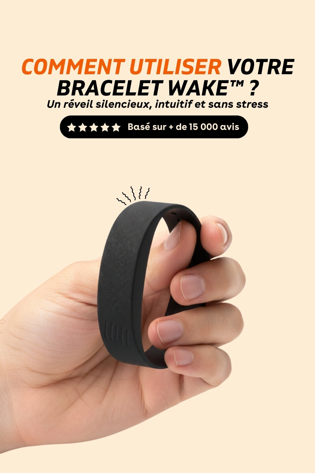Bracelet Réveil Silencieux — Ne rate plus jamais ton alarme