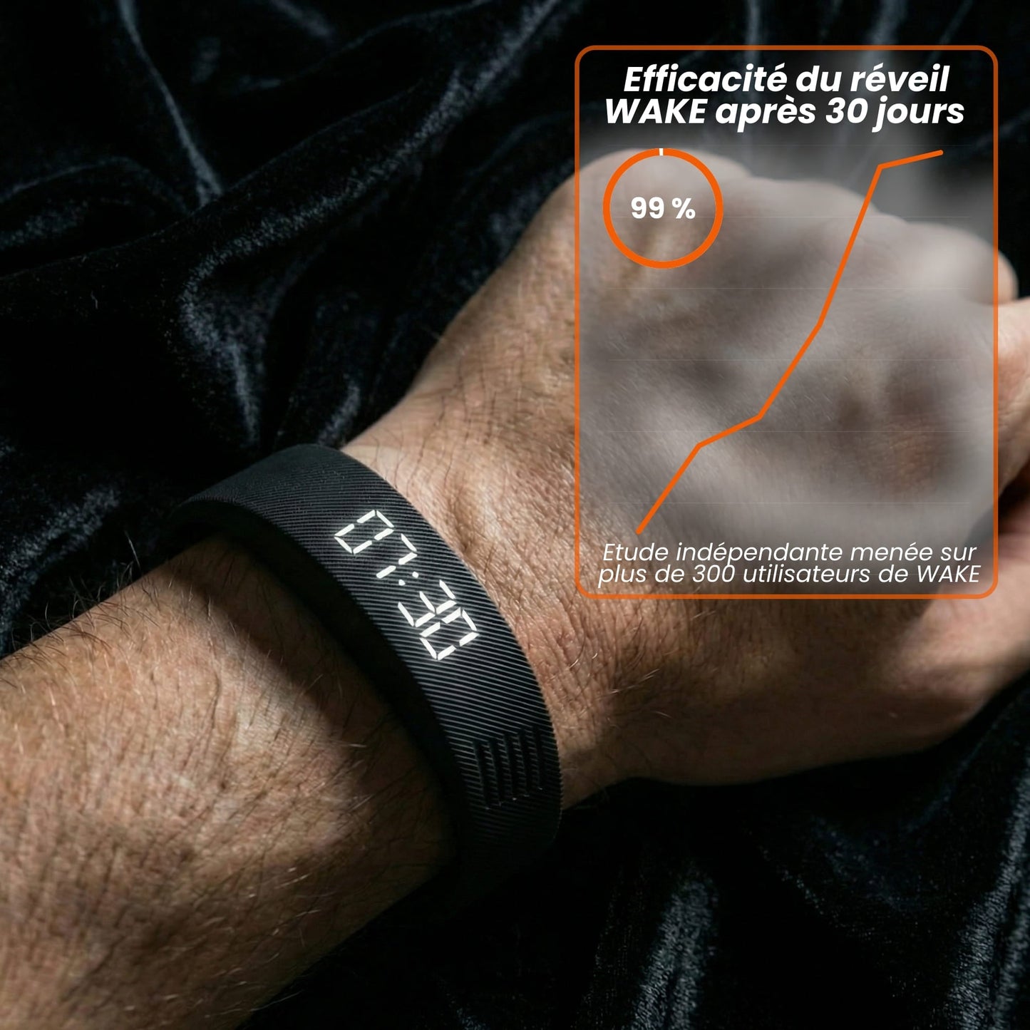Bracelet Réveil Silencieux — Ne rate plus jamais ton alarme