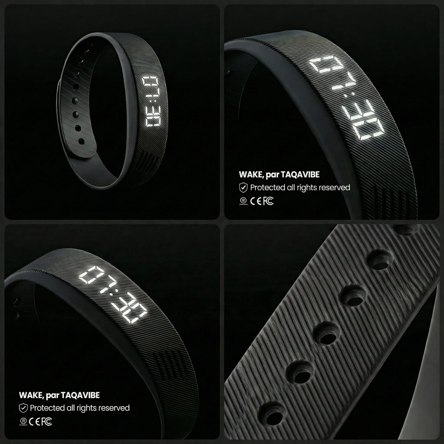Bracelet Réveil Silencieux — Ne rate plus jamais ton alarme