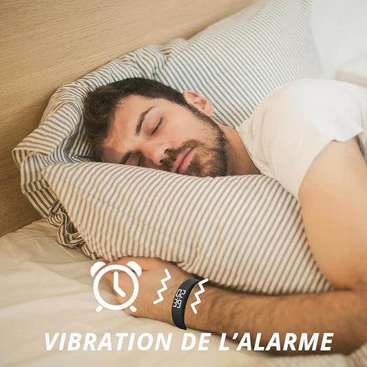 Bracelet Réveil Silencieux — Ne rate plus jamais ton alarme