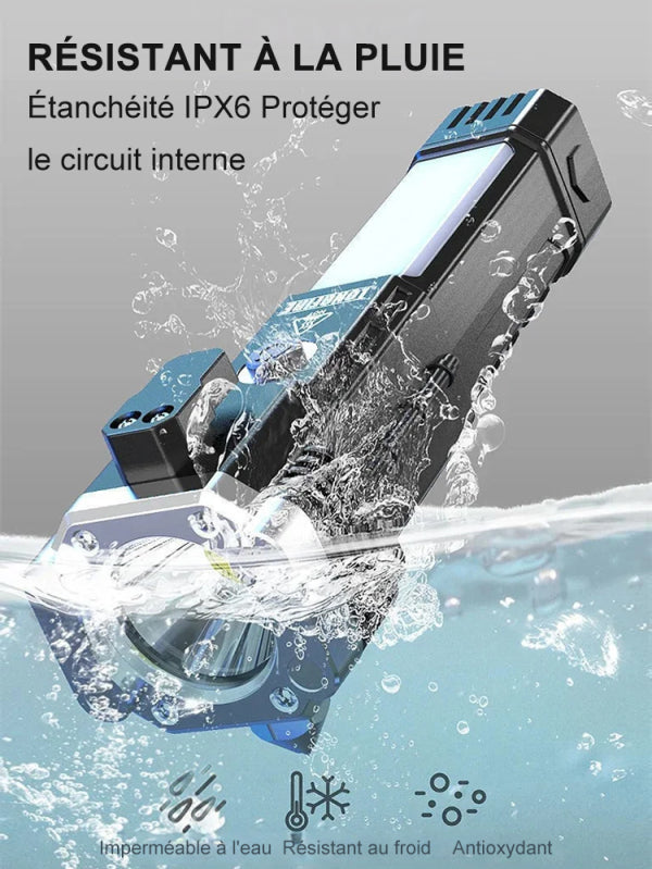 Torche de poche à marteau de sécurité