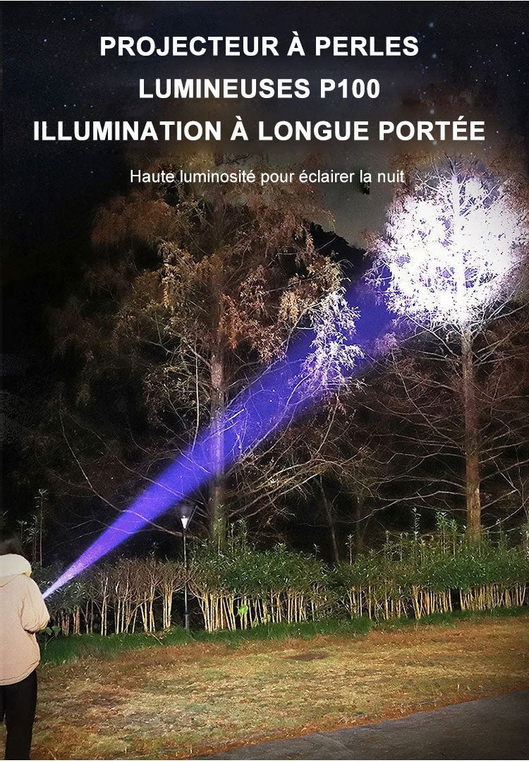 Torche de poche à marteau de sécurité