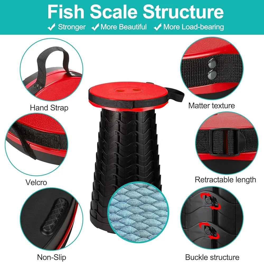 Tabouret Pliant Télescopique – Votre Confort, Partout Avec Vous