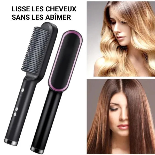 Brosse à cheveux sans effort