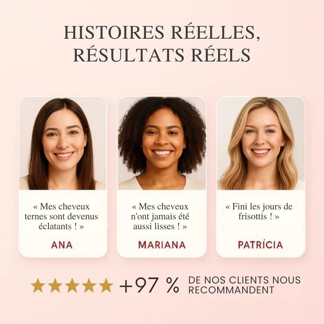 Brosse à cheveux sans effort