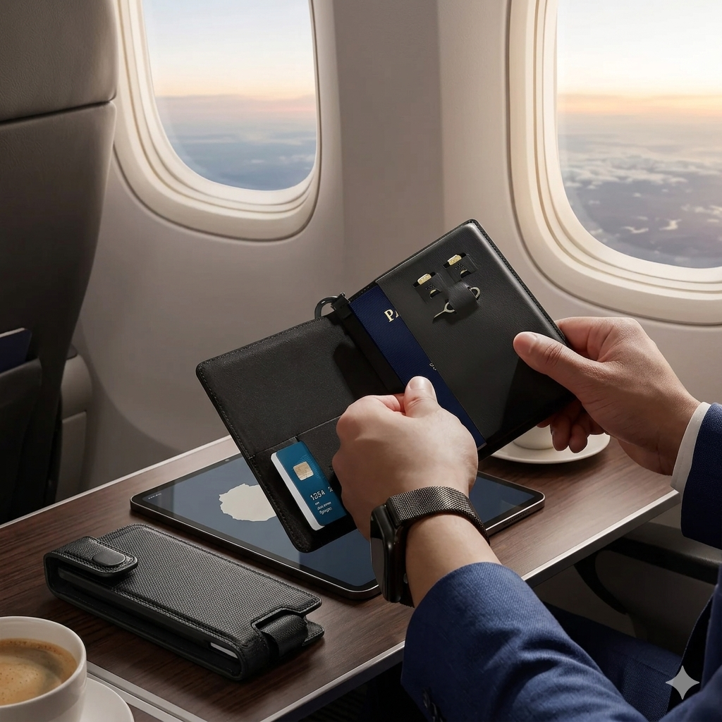 TravelGuard Pro — Porte-Passeport Ultra-Sécurisé