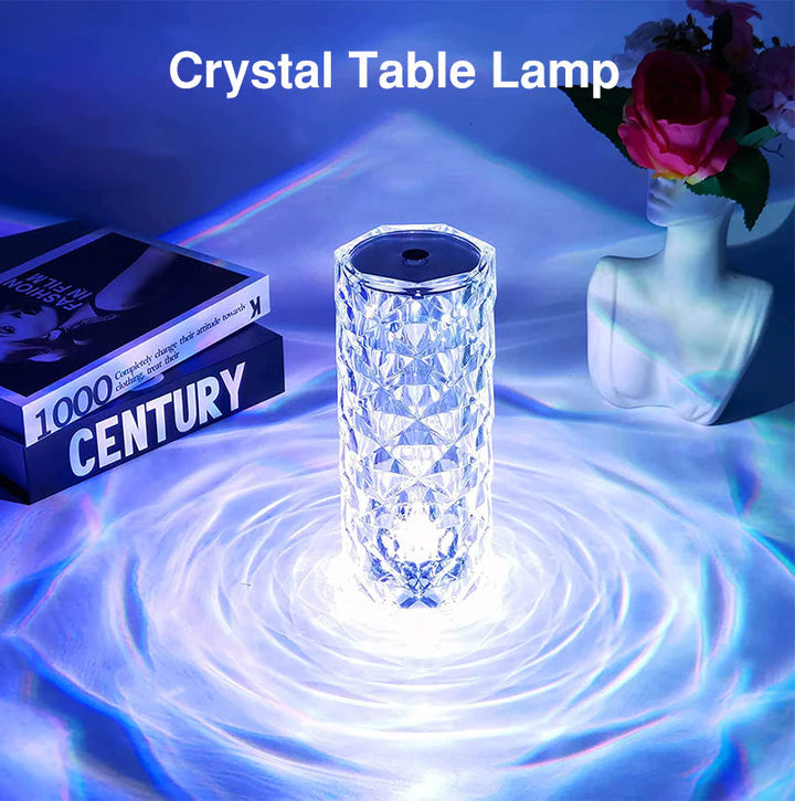 Lampe Cristal LED Tactile – Éclairez vos soirées avec élégance