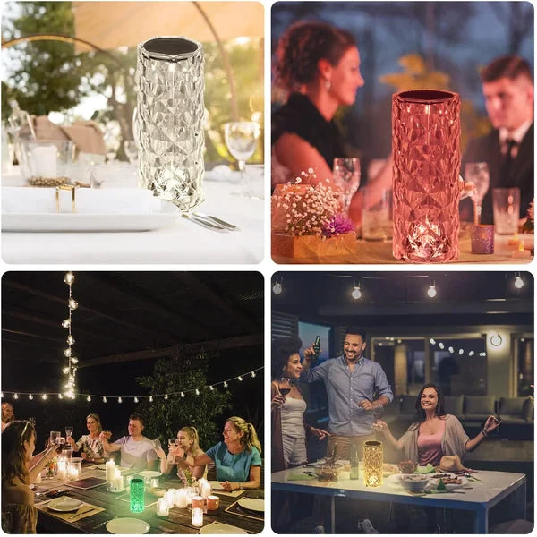 Lampe Cristal LED Tactile – Éclairez vos soirées avec élégance