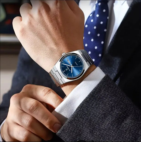 Montre en Acier Inoxydable Étanche – Élégance et Performance Réunies