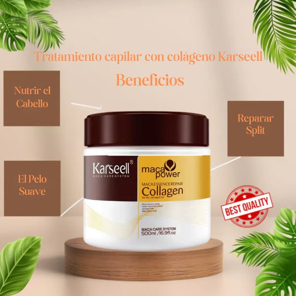 Karseell® - L'ultime Mascarilla capillaire au collagène