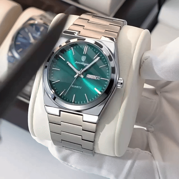 Montre en Acier Inoxydable Étanche – Élégance et Performance Réunies