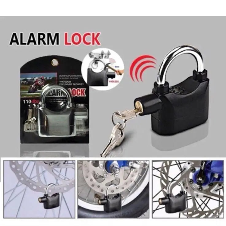 Le cadenas d’alarme 2-en-1 anti-vol
