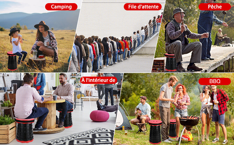 Tabouret Pliant Télescopique – Votre Confort, Partout Avec Vous