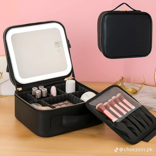 Sac organisateur de Maquillage avec Miroir éclairé